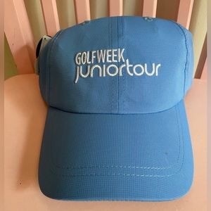 NWT Golf Week Junior Tour  Hat Cap Strap Back Mens Adjustable